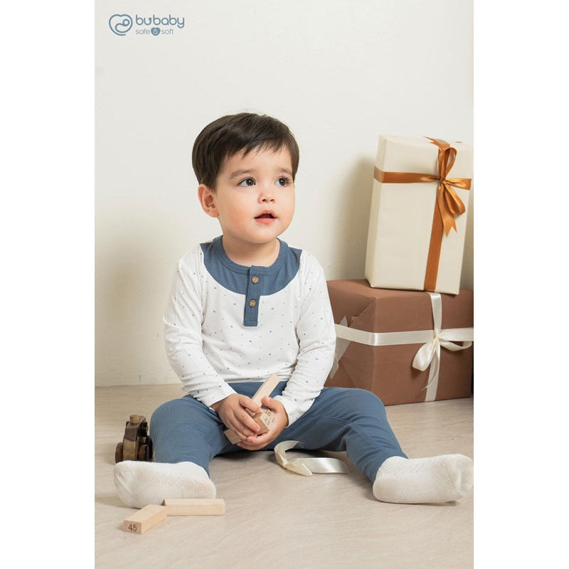 Bộ quần áo dài cho bé trai bé gái hãng bubaby