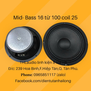 Bass - Mid 16cm dành cho loa kẹo kéo