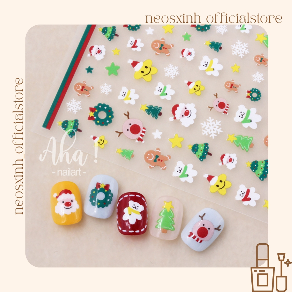 Sticker Dán Móng Tay AHA Noen - Hình Dán Móng - Neosxinh Nails