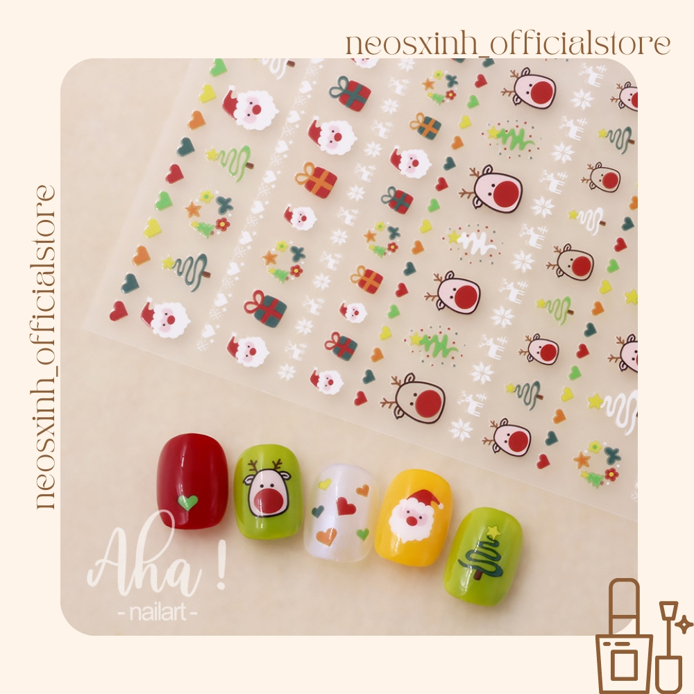 Sticker Dán Móng Tay AHA Noen - Hình Dán Móng - Neosxinh Nails