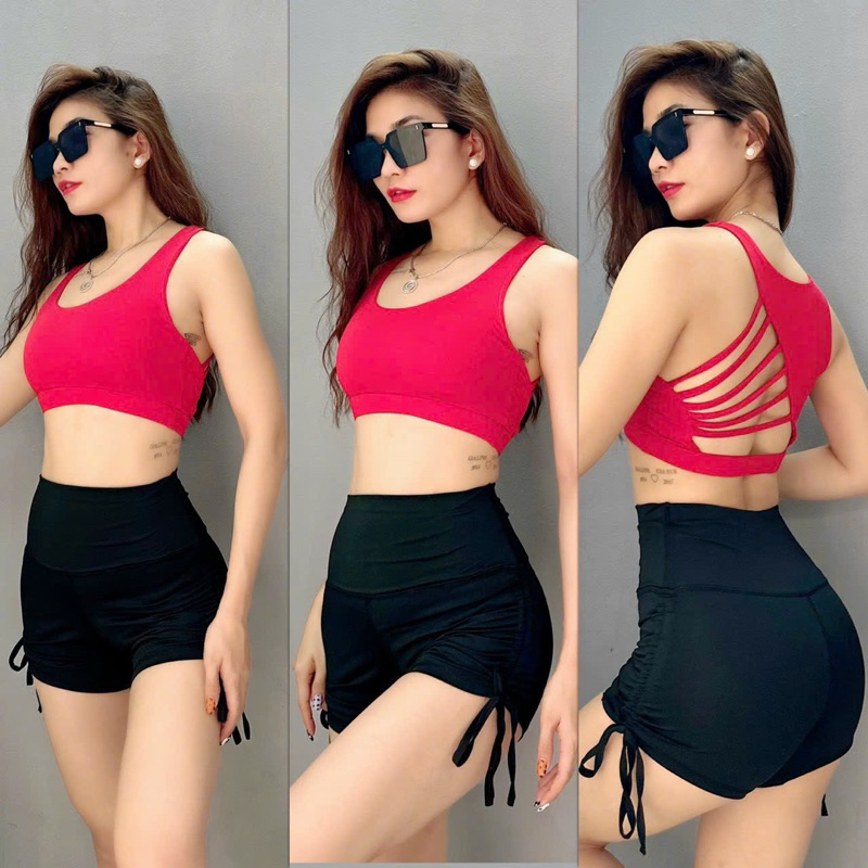Áo Thun Bra Nữ Nhiều Màu Tập Gym, YoGa, Aerobic Kèm Mút