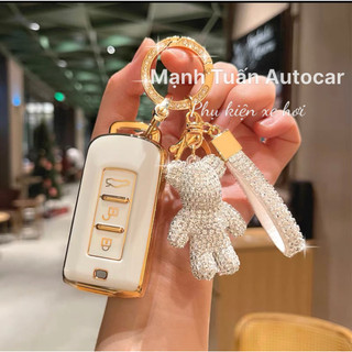 Ốp chìa khoá Mitsubishi Xpander, Xforce , Outlander, Attrage, Mirage, Pajero chìa thông minh