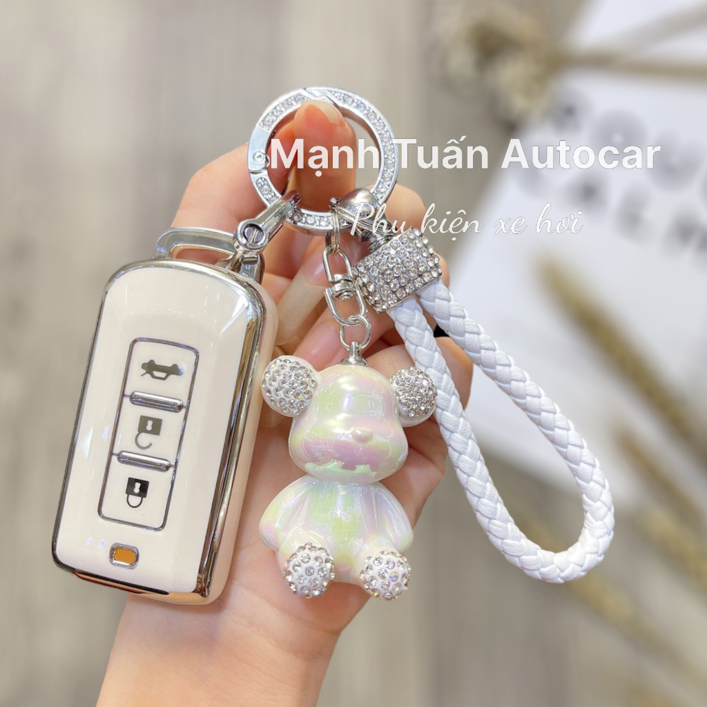 Ốp chìa khoá Mitsubishi Xpander, Outlander, Attrage, Mirage, Pajero chìa thông minh