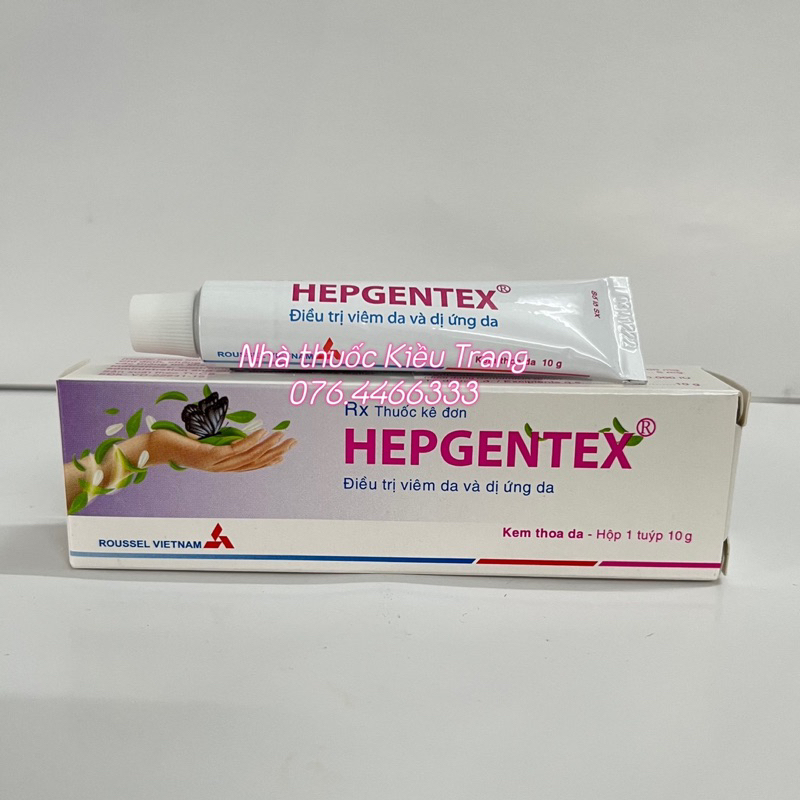 Bôi da Hepgentex, hỗ trợ giảm ngứa, dị ứng, viêm da