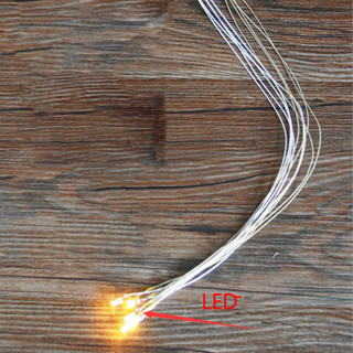 1 sợi Led mô hình nhà búp bê bằng gỗ diy Màu vàng Ấm Dài 35 cm