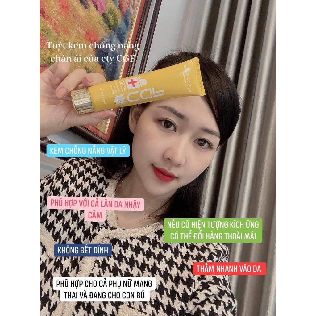 Kem Chống Nắng Vật Lý CGF DAILY SUN CREAM SPF50+/PA+++