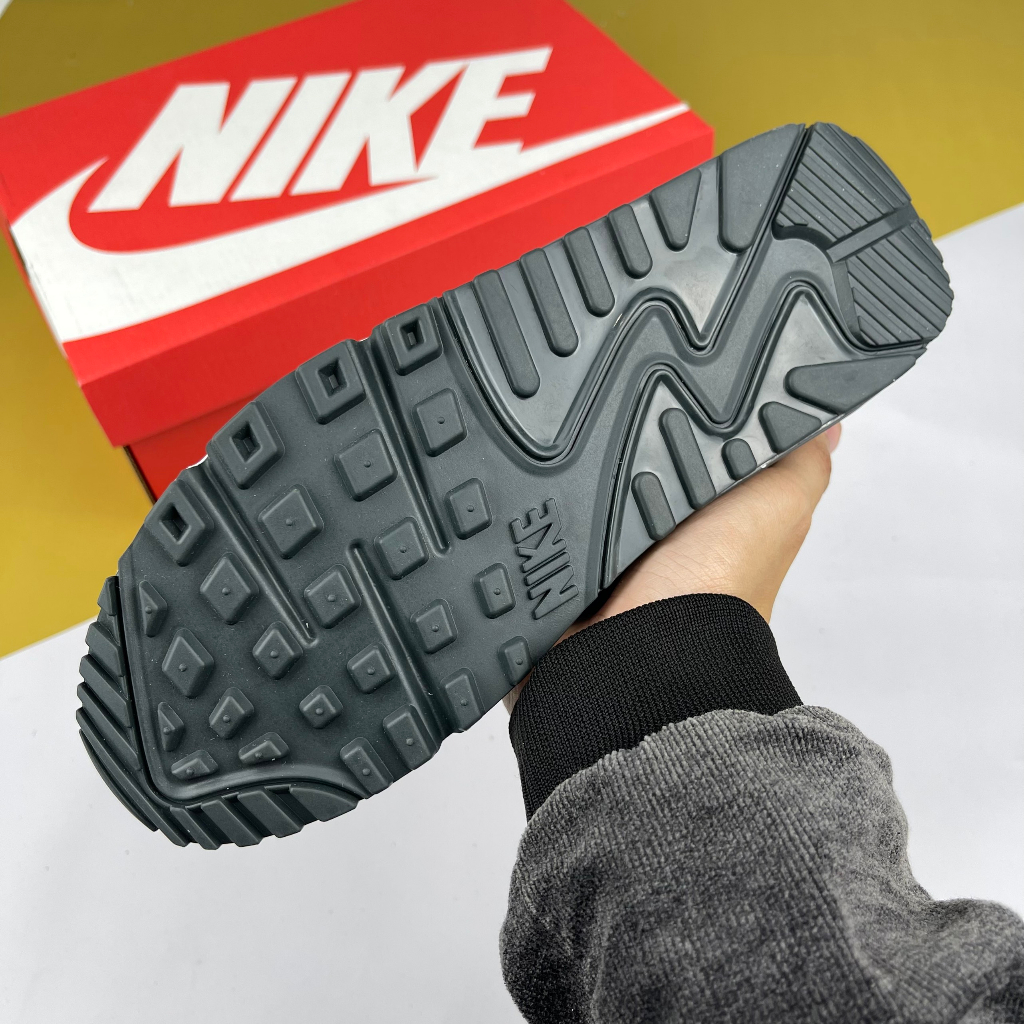 Giày Max 90 Cool Grey, Max 90 Xám Full  - Than.Shoes