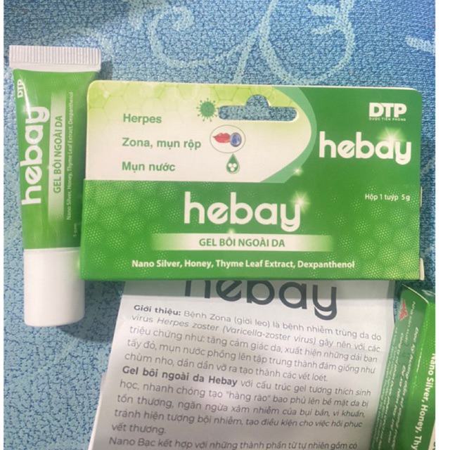 Kem bôi hebay- zona, mụn rộp,mụn nước,herpes