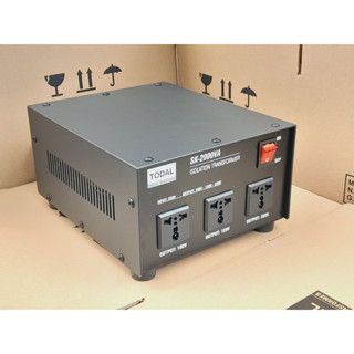 Biến áp cách ly xuyến TODAL 2kVA điện vào 220V điện ra 220V 120V 100V dây đồng