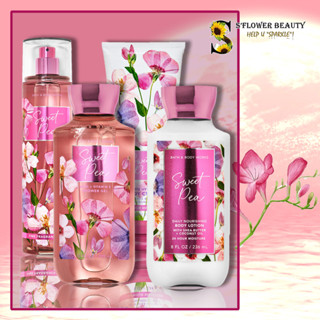  🍇 SWEET PEA | Bộ Sản Phẩm Gel Tắm -  Dưỡng Thể - Xịt Thơm Nước Hoa Toàn Thân Bath & Body Works Body Care 