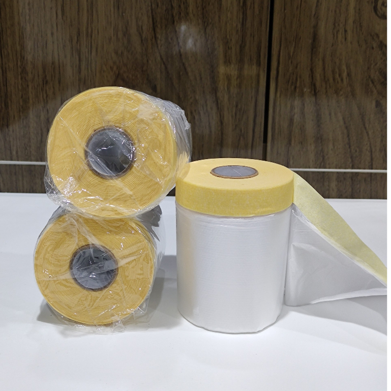 Băng keo Nilon che sơn, Băng dính nilon chùm đồ vật thi công chống bụi bẩn