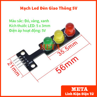 Mạch led đèn giao thông 5v