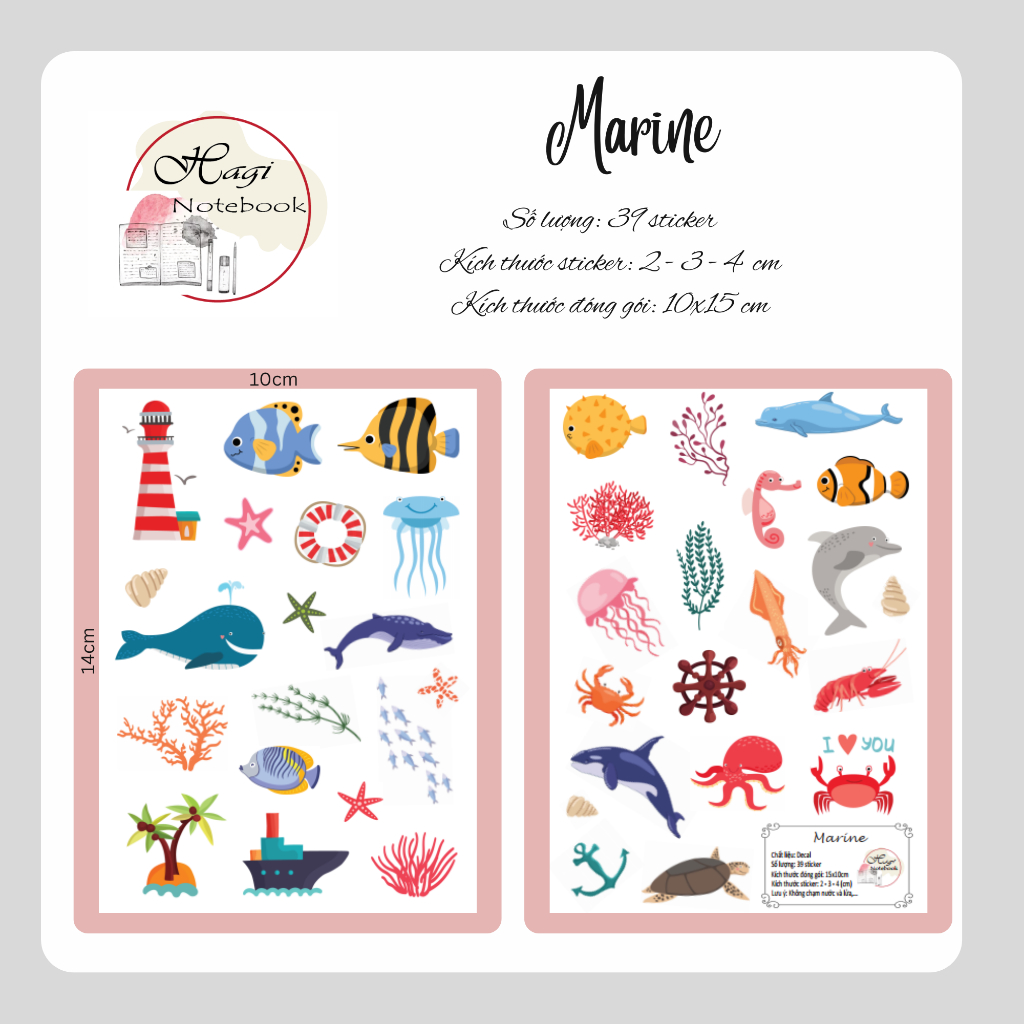Sticker die cut trang trí sổ dán ảnh, scrapbook, vở tập, sticker sinh nhật, giáng sinh trang trí hộp đựng quà