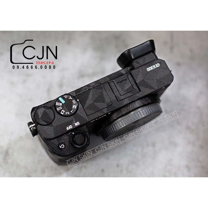 Skin 3M vân nổi  cao cấp cho máy ảnh Sony A6000, A6300, A6400, A6500, A6600… - CJNCamera