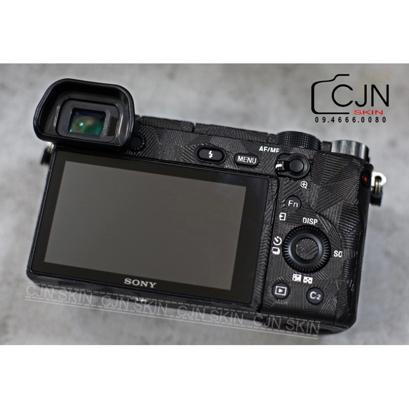 Skin 3M vân nổi  cao cấp cho máy ảnh Sony A6000, A6300, A6400, A6500, A6600… - CJNCamera