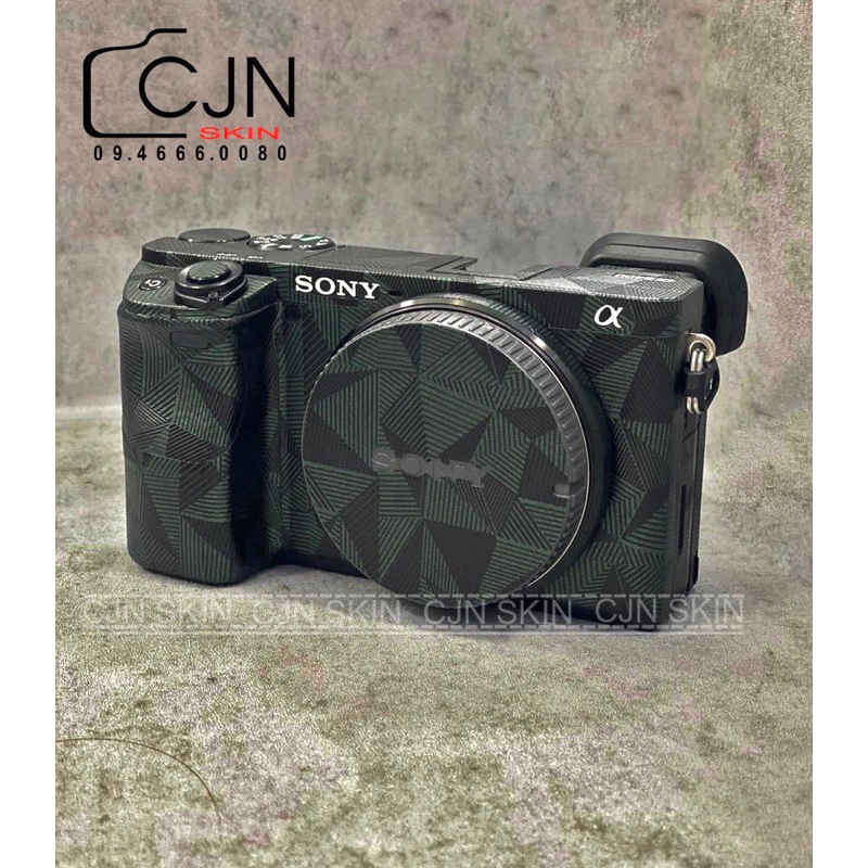 Skin 3M vân nổi  cao cấp cho máy ảnh Sony A6000, A6300, A6400, A6500, A6600… - CJNCamera