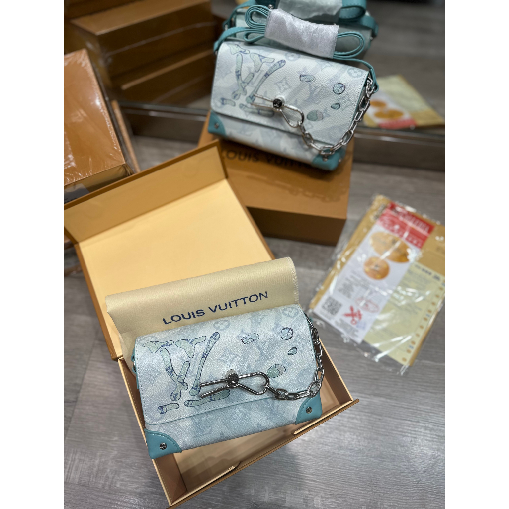 Túi LV Steamer Monogram Aquagarden Canvas Full Box Cao Cấp