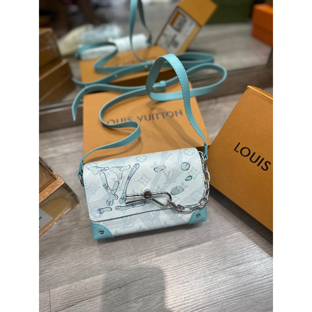 Túi LV Steamer Monogram Aquagarden Canvas Full Box Cao Cấp