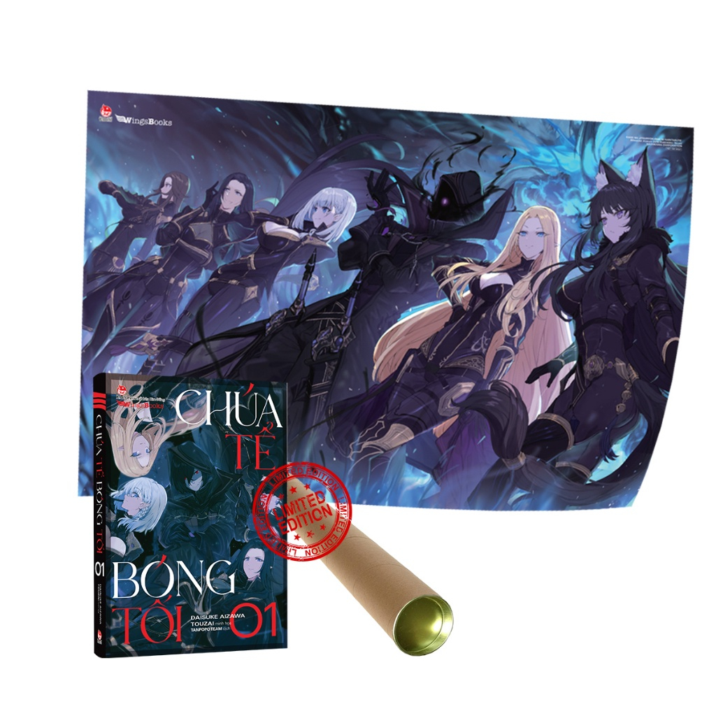 Sách - Chúa Tể Bóng Tối - Tập 1  - Tặng Kèm Character Card + Mini Clearfile + Poster