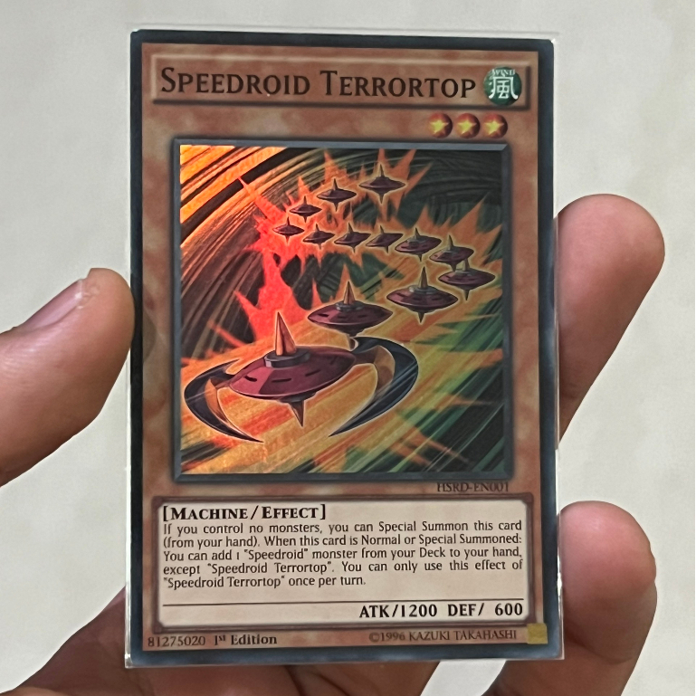 Speedroid Terrortop - HSRD-EN001 - Super Rare 1st Edition (UK)