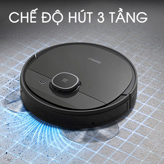 Robot hút bụi lau sàn nhà thông minh 3in1 tiện dụng cho gia đình