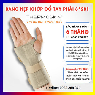 BĂNG NẸP KHỚP CỔ TAY PHẢI THERMOSKIN 8*281