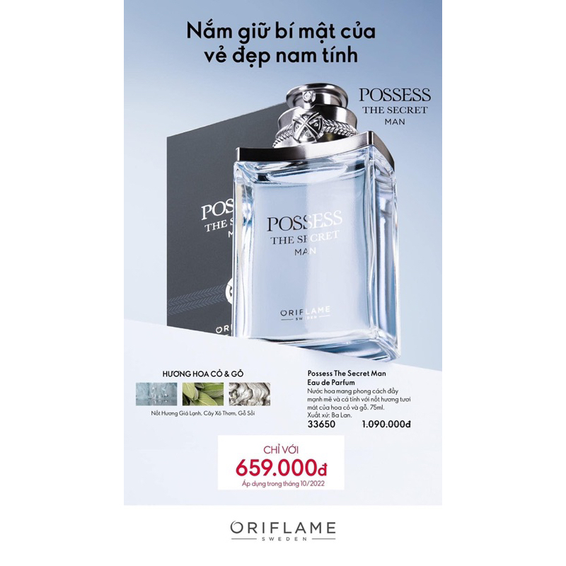 Nước hoa nam Poss 5ML