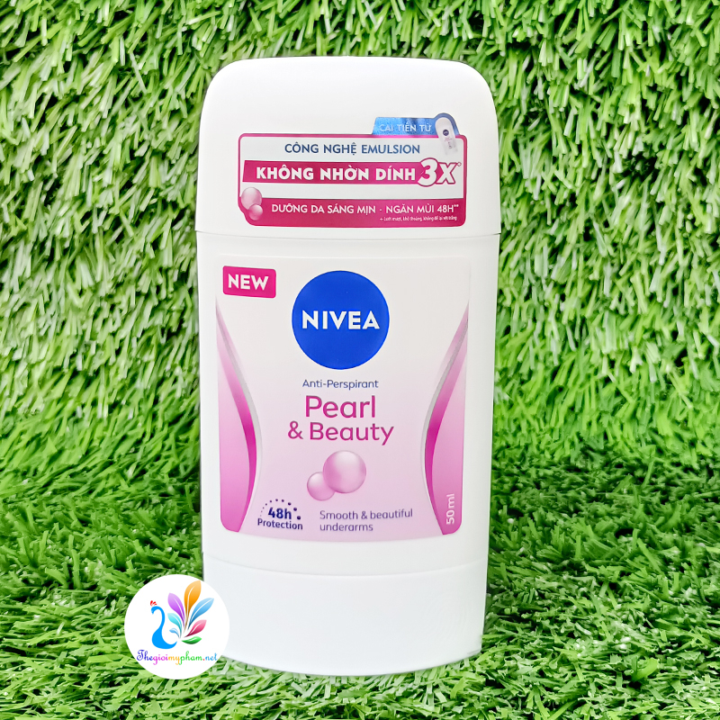Sáp Ngăn Mùi NIVEA Ngọc Trai Khử Mùi, Dưỡng Mịn Da 50ml