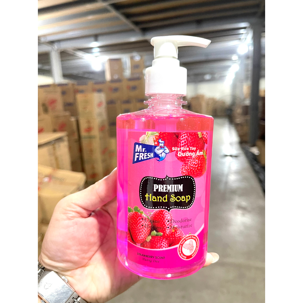 Nước rửa tay Khử mùi diệt khuẩn Mr.fresh 500ml Hương Lavender