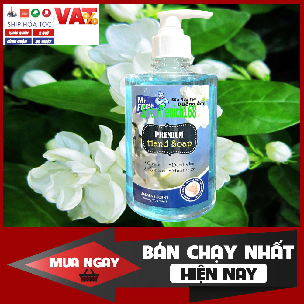 Nước rửa tay Khử mùi diệt khuẩn Mr.fresh 500ml Hương Lavender