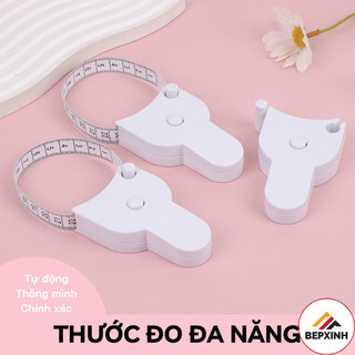 Thước dây rút đo cơ thể chữ Y tay cầm dài 150cm có nút bấm