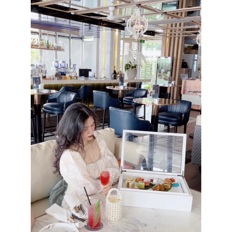 Thanh lý: Set váy áo tay dài tiểu thư