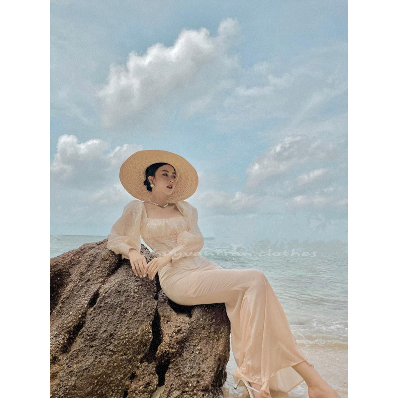 Thanh lý: Set váy áo tay dài tiểu thư