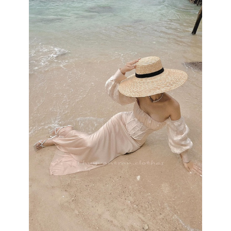 Thanh lý: Set váy áo tay dài tiểu thư