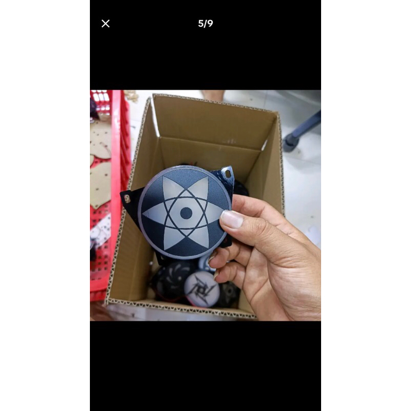 Mặt xoay sharingan độ lé đèn bi cầu