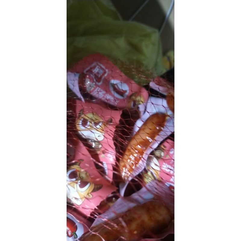 10 chiếc xúc xích ngô. xúc xích cay 28gam