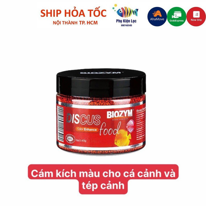 Thức ăn kích màu cho tép cảnh, cá cảnh Biozym Discus Food