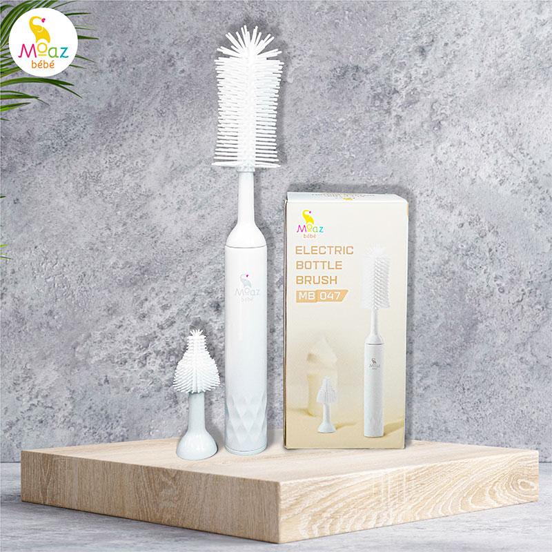 Bộ cọ rửa bình sữa điện cho bé Moaz Bébé MB - 047