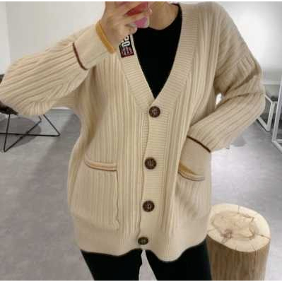 Áo Khoác Len Cardigan Nữ Form Rộng Quảng Châu Đẹp