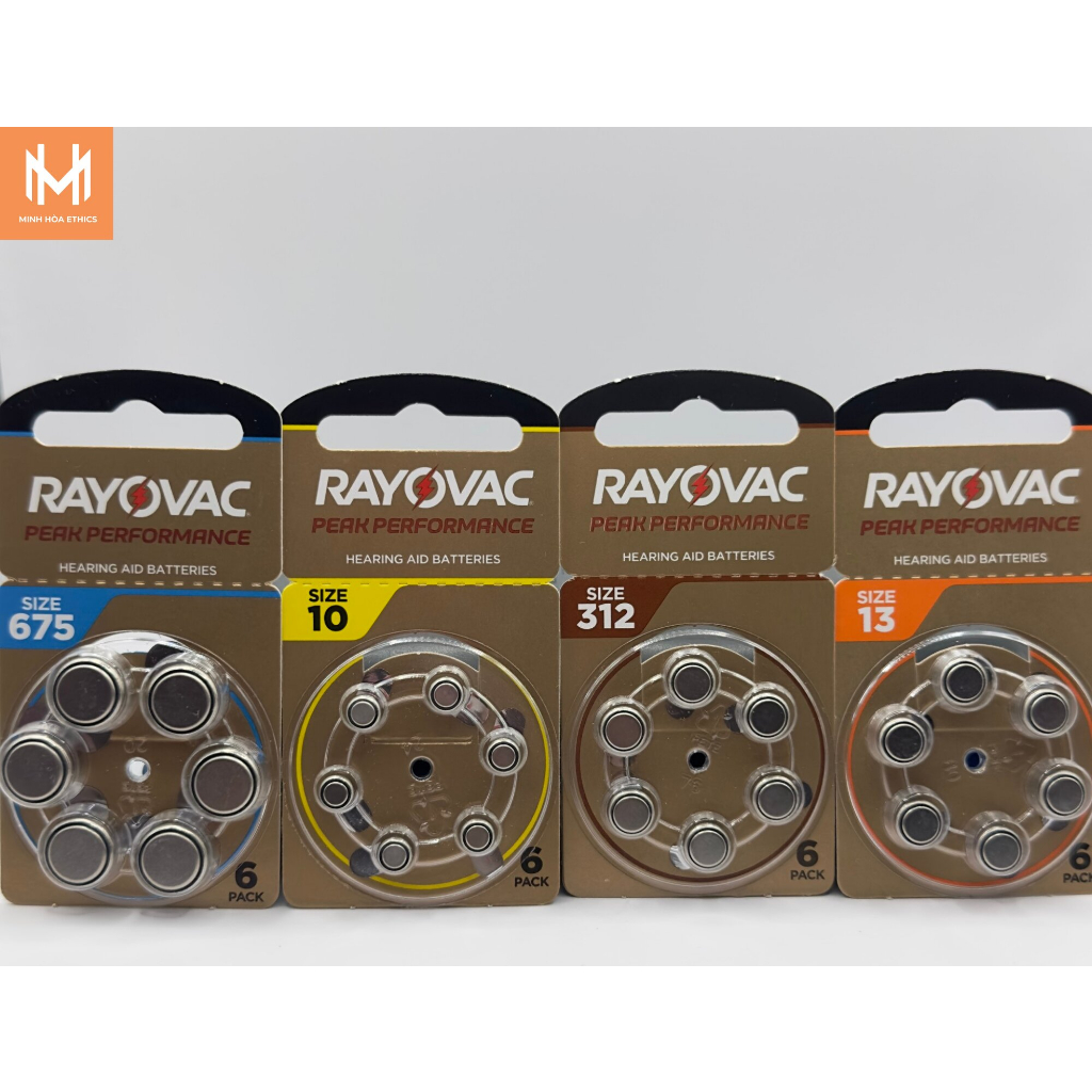 PIN MÁY TRỢ THÍNH RAYOVAC SIZE 10