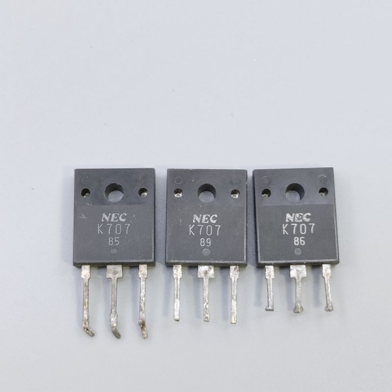 Mosfet sò công suất K707 2SK707 250V 25A N-Channel chính hãng NEC tháo máy