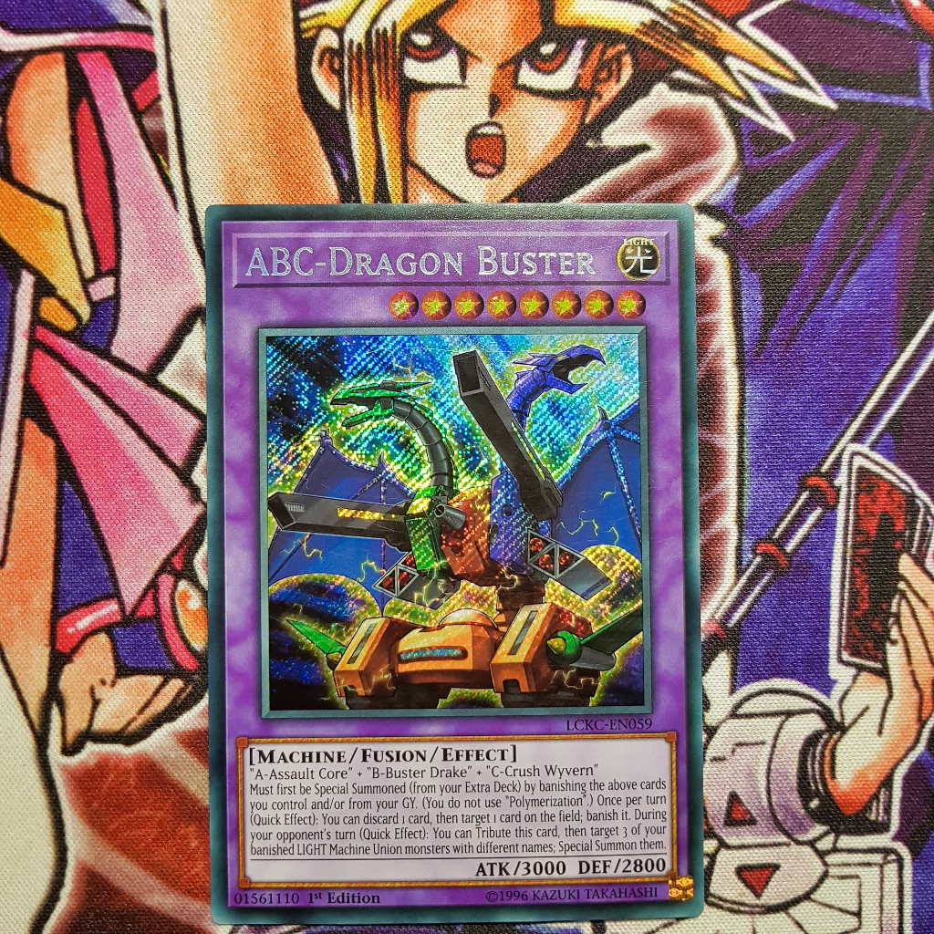 Thẻ bài Yugioh chính hãng | ABC-Dragon Buster | LCKC Secret rare.