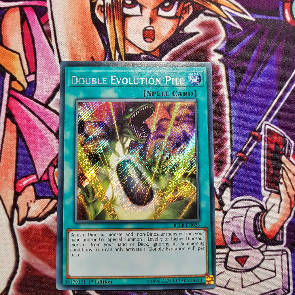 Thẻ bài Yugioh chính hãng | Double Evolution Pill | BLLR Secret Rare