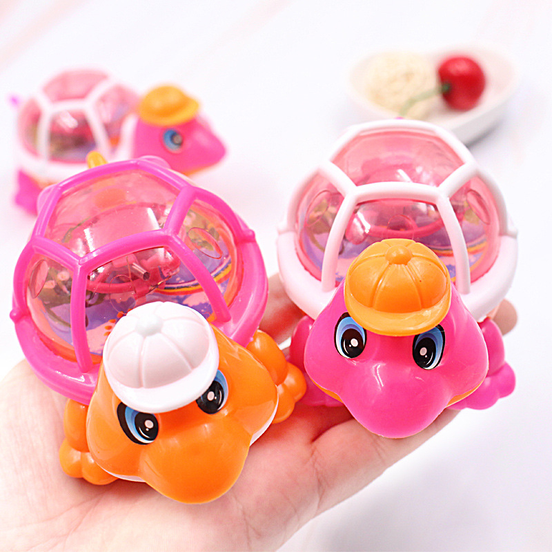 Đồ Chơi Kéo Dây Cót Hình Con Rùa Đội Mũ Đáng Yêu Có Đèn Led, Rùa Chạy Dây Cót Có Đèn Nhấp Nháy , Đồ Chơi Trẻ Em 2-5 tuổi