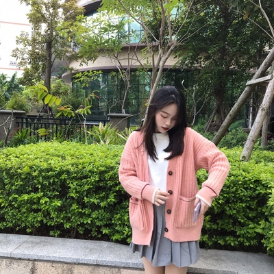 Áo Khoác Len Cardigan Nữ Form Rộng Quảng Châu Đẹp