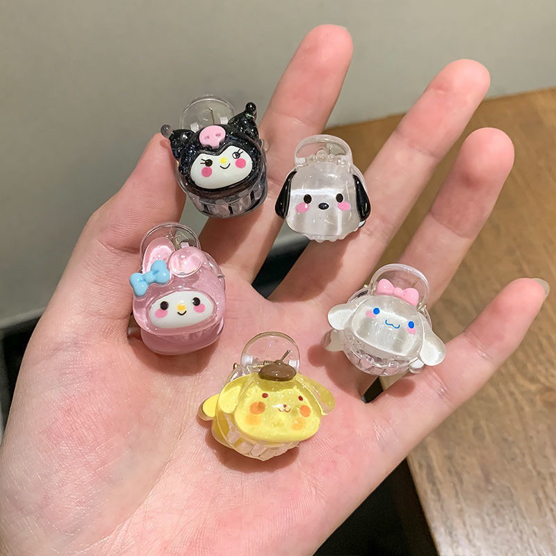 SANRIO Kẹp Tóc Mini Dễ Thương Thời Trang Cho Bạn Gái