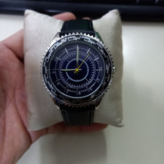 Đồng hồ nam Si nhật size mặt to dây da second hand