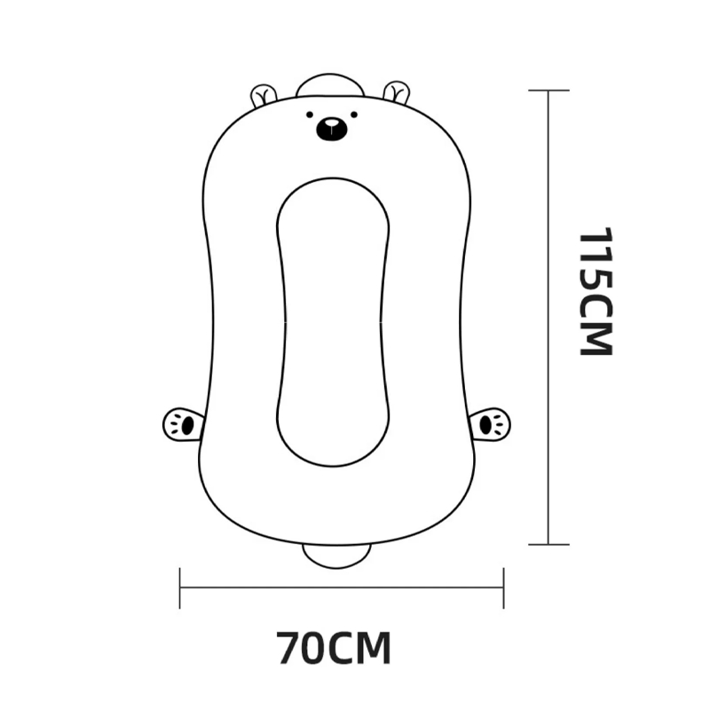 Đệm gối ngủ cho bé chống trào ngược Hapair cao cấp, thiết kế gấp gọn rộng rãi tặng kèm phụ kiện - Bảo hành 12 tháng