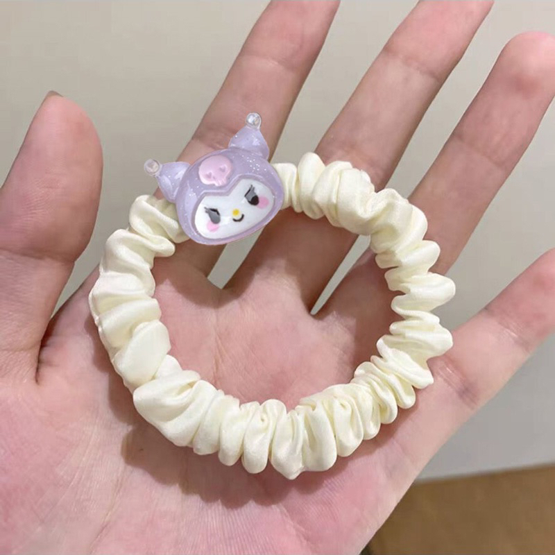 Cột Tóc Mini Chun Họa Tiết Hoạt Hình Sanrio Ngọt Ngào Dễ Thương Phong Cách Hàn Quốc Cho Bé Gái