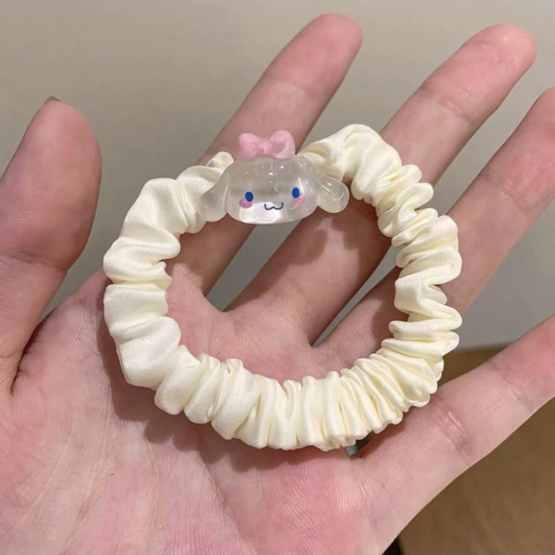 Cột Tóc Mini Chun Họa Tiết Hoạt Hình Sanrio Ngọt Ngào Dễ Thương Phong Cách Hàn Quốc Cho Bé Gái